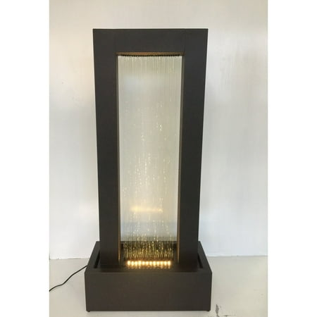 RECTANGULAR RAINFALL FOUNTAIN WITH LIGHT