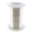 thumbnail image 3 of The Beadsmith Wire Elements 26-Gauge Lacquered Tarnish-Resistant Copper Wire for Jewelry Making, 34 Yard, 31.09 Meter Spool (Silver Color), 3 of 8