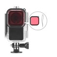 thumbnail image 3 of de Cámara de Buceo, tres Impermeables a Prueba de Polvo s de Lentes de Fotografía de Vídeo para Accesorios de Videocámaras Actio Rosa Yotijar Lente de la cámara de buceo, 3 of 9