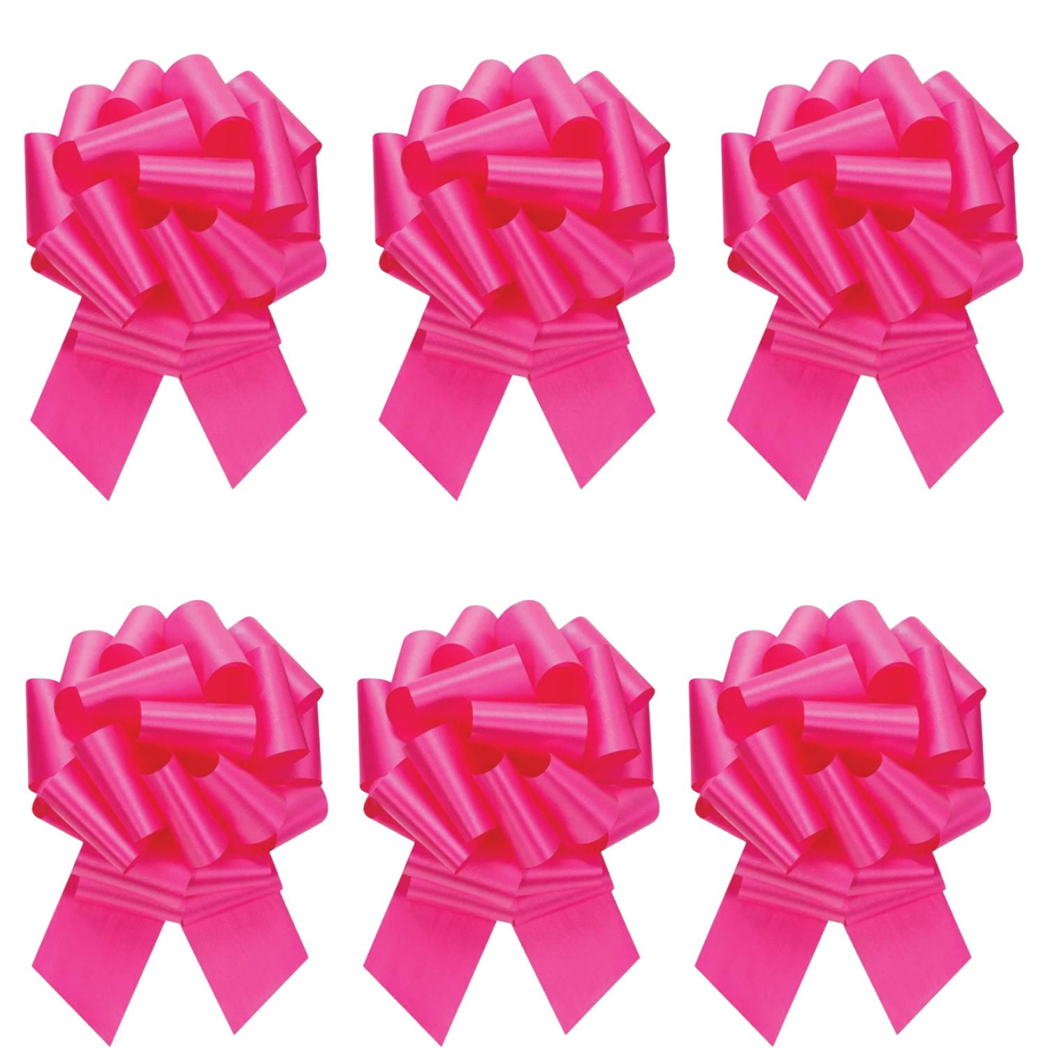 LoonBalloon #9 Perfect Gift Bow 5.5 inches‚ Beauty Pink (10-Pack)