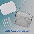thumbnail image 3 of Bentgo Chill Max Leak-Proof XL Lunch Box - Included Ice Pack Keeps Food Cold; 5-Cup Capacity for Adults & Ages 8+, 3 or 4 Compartment Bento Box, BPA-Free, Dishwasher Safe (Fog & Deep Teal), 3 of 9