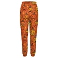 thumbnail image 4 of Women's Sweatpants, Pumpkin Halloween Fun Baggy Sweatpants Joggers for Women, Fall Outfits for Women 2024 Lounge Yoga Athletic Workout Pants with Pockets, 4 of 7