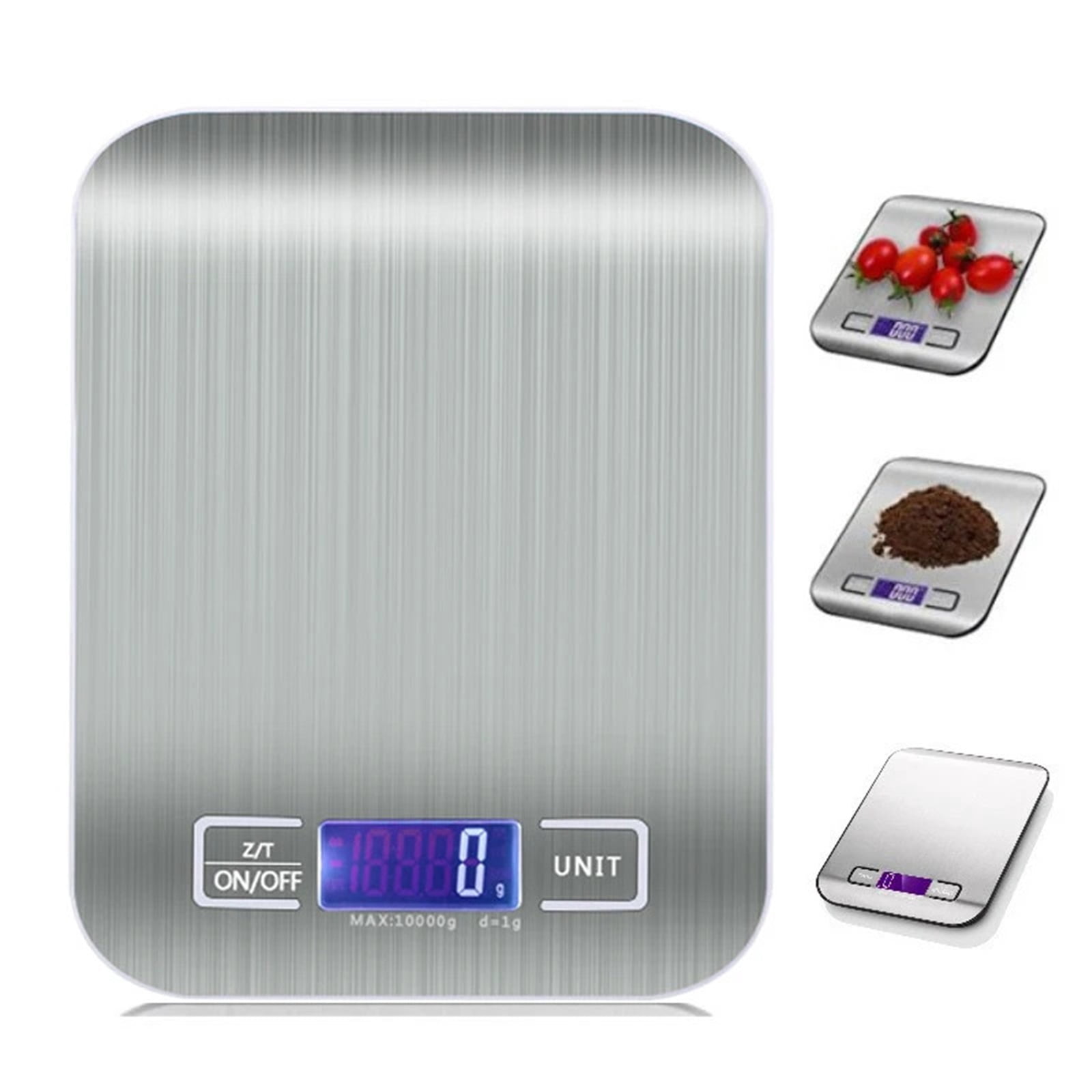 5kg/10kg Digital Kitchen Weight Scale 1g LCD Display Stainless Steel Coffee Scales Home Jewelry Food Snacks Weighing Baking Tool