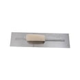 thumbnail image 4 of MARSHALLTOWN MXS13SS 13 x 5 inch Bright Stainless Steel Finishing Trowel, Curved Wood Handle, for Masonry, Concrete, Brick Laying, 4 of 6