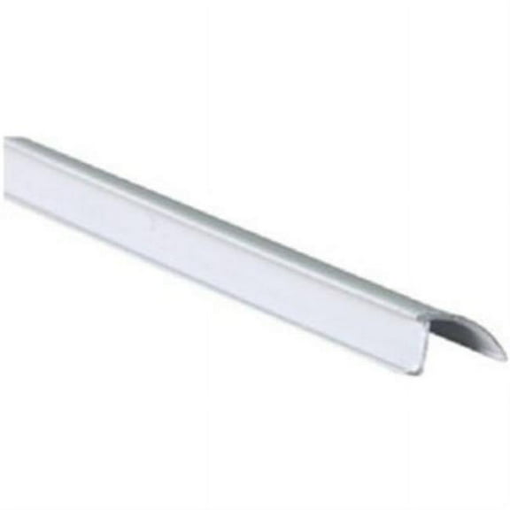 0.438 in. Channel Snap In Rigid Vinyl Glass Retainer, Gray