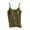 Army Green 1-ZA, variant on Built in Bra Tank Tops for Women Plus Size Summer Spaghetti Strap Camisole Tops Workout Vest Tops No Steel Rings Camisole
