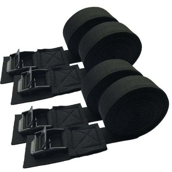 Outdoor canoe kayak straps with high-strength luggage rack straps