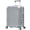 Silver, variant on Tempered PC Carry-On Luggage 20 Inch Side Open Deep Compartment Expandable Suitcase Black