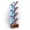 Brown, variant on Casacomoda 6 Tier Tree Bookshelf, Bookcase with LED Lights, Display Floor Standing Storage Shelf, Book Organizer Shelves for Home Office, Living Room, Vintage