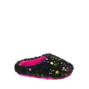 Dearfoams Girl's Star Pile Clog Slippers