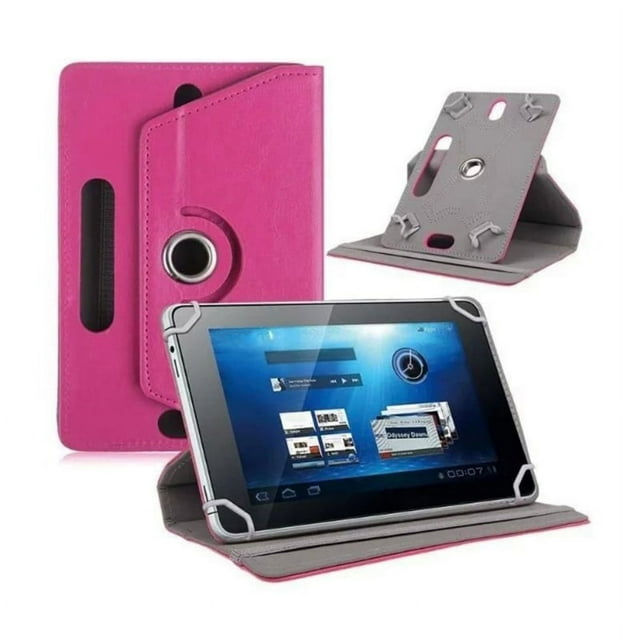 Universel Tablette 7 8 9 10 Pouces Protecteur pour CASE Support Tourbillonnant Support de Bureau Housse pour Support de Tablette Rouge rose 10 Pouces