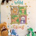 thumbnail image 2 of Dimensions Baby Hugs 'Wild Thing' Quilt Stamped Cross Stitch Kit, 2 of 3