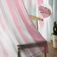 thumbnail image 5 of ERUNPONLY Pink Gray Sheer Curtains 63 Inch Length 2 Panels Set, Contemporary Abstract Gradient Aesthetic Voile Window Treatment Curtains Sheers Drapes for Bedroom/Living Room/Kitchen 52x"63"x2, 5 of 7