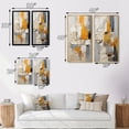 thumbnail image 4 of Designart "modern Assemblage III" Abstract Collages Framed Wall Art Set Of 2 - Yellow Abstract Framed Wall Art Set Of 2, 4 of 7