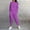 Purple, variant on Women'S Solid Color Round Neck Long Sleeved Top and Jogger Pants Set for Autumn,2 Piece Sets for Women Purple XXL(XXL)