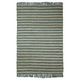 thumbnail image 1 of Chevron Eco-Friendly Hand Woven Jute Indoor Area Rug Teal / 2 ft. x 3 ft., 1 of 1