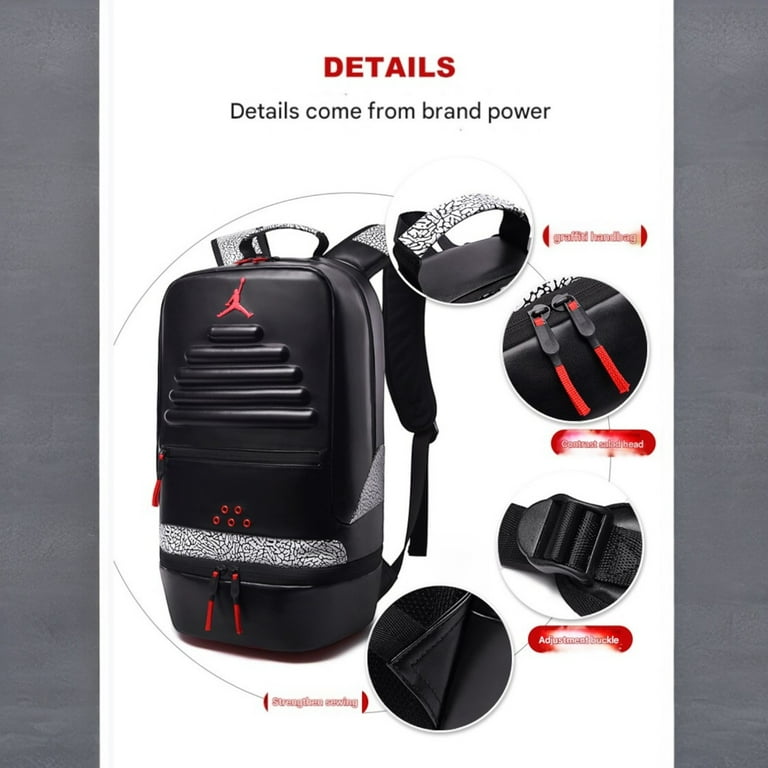 Air Jordan Retro 3 Backpack | Cement Black , for Unisex Adults