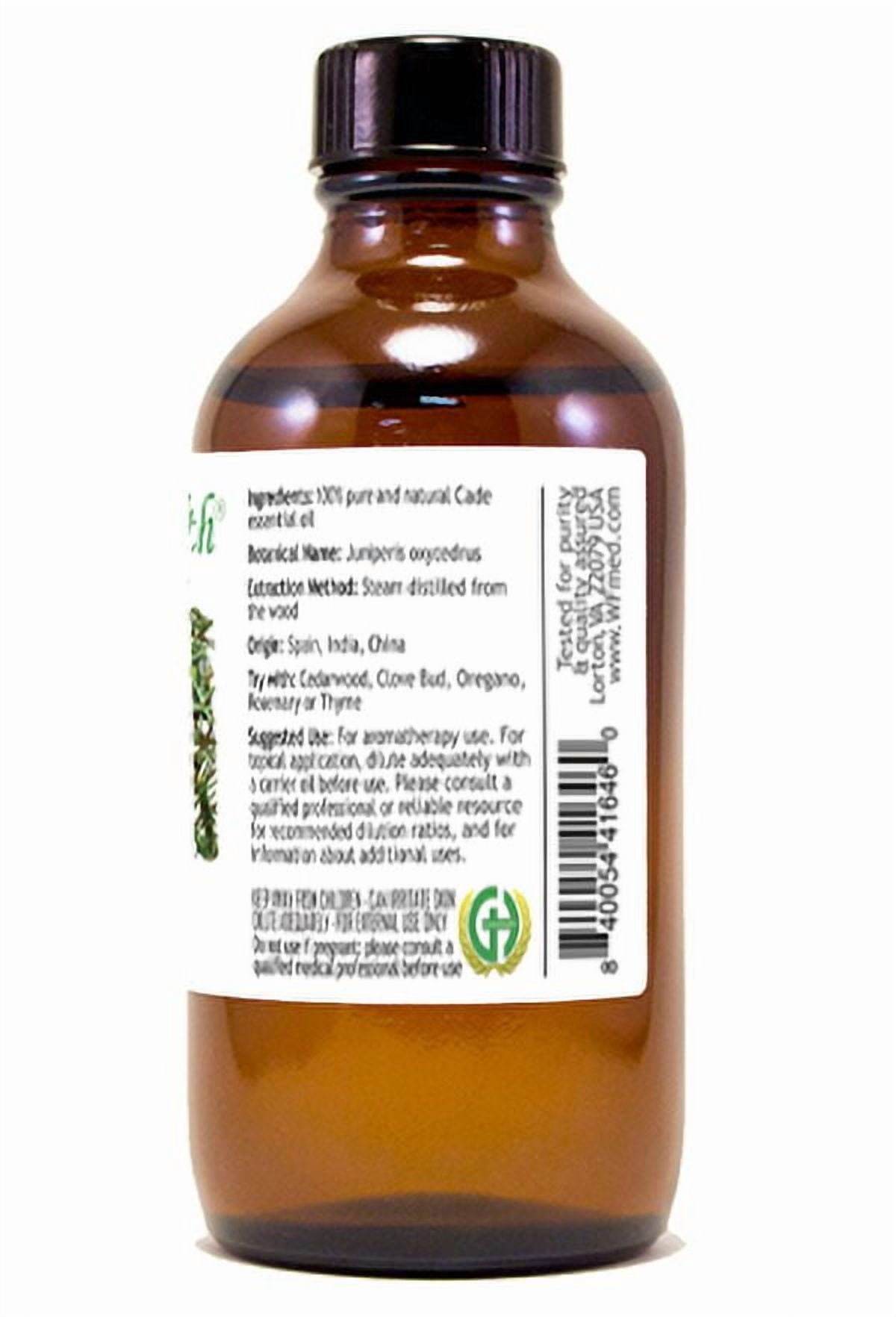 Cade Essential Oil - 4 fl oz - Amber Glass Bottle w/ Cap - GreenHealth
