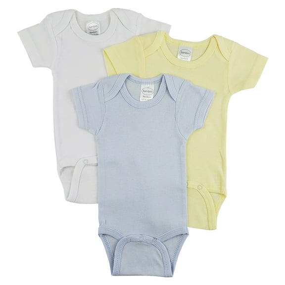 Bambini Short Sleeve One Piece 3 Pack