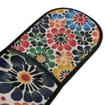 thumbnail image 4 of Yayeee Double Oven Mitt Kitchen Heat Resistant Baking 35" x7" Quilted Glove, Dark Floral, 4 of 6