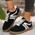 thumbnail image 5 of CHICVOMEY Vintage Sneakers for Women Casual Lace-Up Walking Sneakers Fashion Women Sneakers with Memory Foam Insole Non-Slip Tennis Shoes, 5 of 9