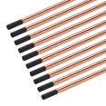 thumbnail image 1 of 10pcs 9mmx355mm(3/8"x14") Carbon Arc Air Gouging Rods Copper Graphite Coated Gouging Electrode Rods, 1 of 6