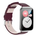 thumbnail image 3 of Leather Replacement Strap  Watch Strap Wristband Leather Replacement Strap Sports Watch Strap Wristband Compatible For  Watch FIT Smart Watch, 3 of 8