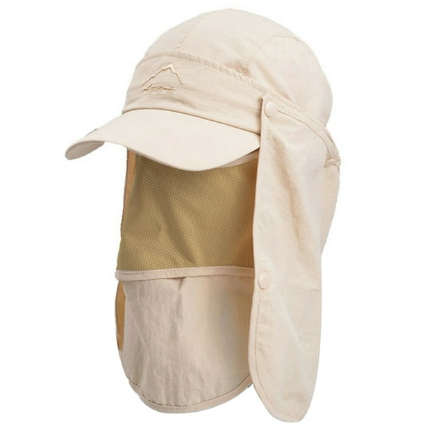 Yingyy Quick-Dry Sun Protection Uv Fisherman Hat Foldable Windproof Sun Visor Hat For Fishing Camping Hiking Hat Height: 9cm, Brim: 7cm, Hat Circumfer