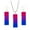 Bisexual Jewelry Set, variant on Pride Earrings for Women - Gay Rainbow Earrings - Pride Jewelry - Rainbow Jewelry (Pride Earrings)