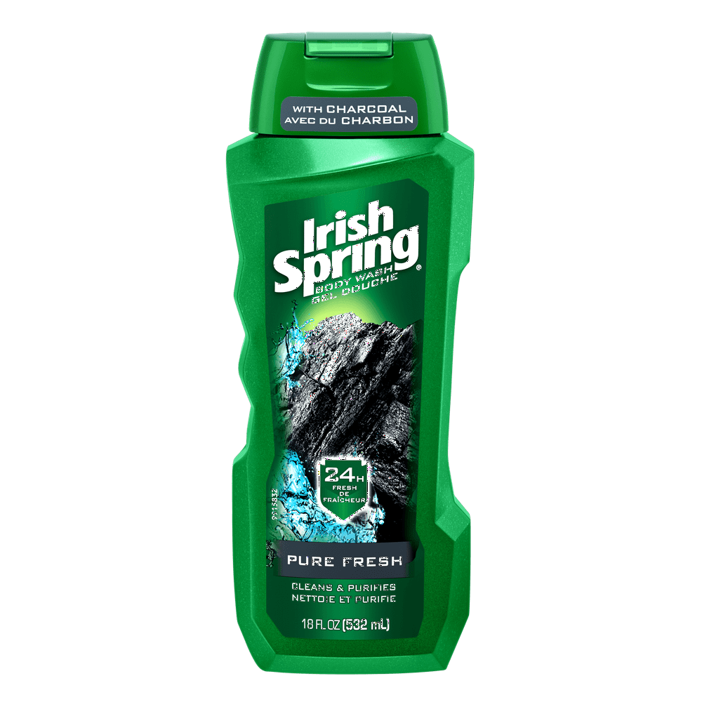 Irish Spring Charcoal Body Wash, Pure Fresh 18 fl oz