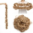 thumbnail image 4 of Benehair Messy Hair Bun Extensions Curly Wavy Messy Synthetic Chignon Hairpiece Scrunchie Scrunchy Updo for women, 4 of 7