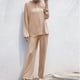 thumbnail image 2 of Conjunto de tops deportivos de manga larga para mujer, cintura elástica, pantalones largos, conjuntos de pijamas Fridja  nalpqowj16997, 2 of 6