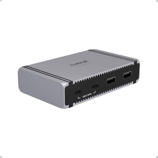 Hub CalDigit E5 Thunderbolt 5 de 9 puertos con carga de 90 W