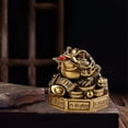 thumbnail image 1 of Estatuilla de Sapo de Dinero de Resina Feng Shui Perfecl, 1 of 8
