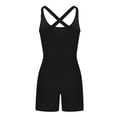 thumbnail image 3 of Womens Running Onesie Workout Rompers One Piece Outfits Exercise Jumpsuits Sleeveless Athletic Tennis Romper Gym Yoga Clothes, 3 of 5