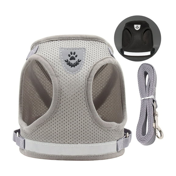 Adjusting Net Dog Harness For Reflective Designs Easy Wear Chest Strap for Small Dog Walking Gear