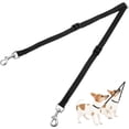 thumbnail image 1 of （Black）Adjustable Double Pet Training Leash No Tangle Dual Dog Leash Double Splitter Walking Training Leash for Two Dogs, 1 of 5