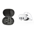 thumbnail image 4 of Injueey Estuche rígido portátil con bolsa de malla, bolsa de almacenamiento elegante y lista para viajar, estuche a prueba de golpes y Cables de audio/vídeo, 4 of 6