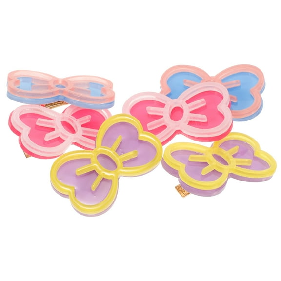 STRANDCHIC 6Pcs Assorted Color Bow Hair Clips Lightweight Stylish Hair Accessories for Decoration
