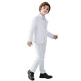 thumbnail image 6 of Lycody 3PCS Boy's Formal Dress Suit Set Outfit, from Toddlers to Teen, Adjustable Waist, Graduation, Wedding, Party, 6 of 8