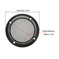 thumbnail image 2 of Unique Bargains Speaker Grill Cover 3.5 Inch 107mm Mesh Decorative Circle Subwoofer Protector Black, 2 of 6