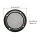 thumbnail image 2 of Cubierta de rejilla para altavoces Uxcell de acero, plástico ABS, círculo decorativo de malla de 3.5 pulgadas, protector de subwoofer negro 2 piezas, 2 of 5