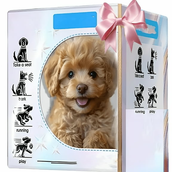 BESTSKY Upgraded Robot Dog,Realistic Robot Puppy - Interactive Robotic Pet That Sits,Barks,Walks & Runs Like a Real Dog