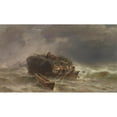 thumbnail image 3 of Joseph Wopfner 18x12 Black Modern Framed Museum Art Print Titled - Heuchiff in the Storm (Approx. 1885-1890), 3 of 5