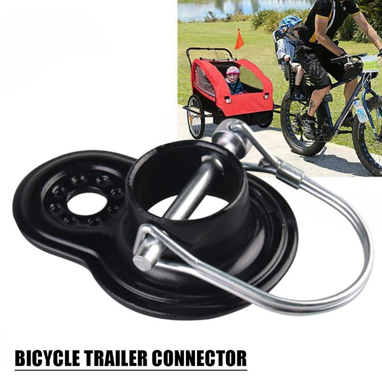 Bike Trailer Hitch For Pet Carts Coupler Mount Connector Adapter Steel F0S9