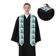 thumbnail image 4 of Fotbe Dog Wrapped in Towel Printed Class of 2024 Graduation Stole, 4 of 7