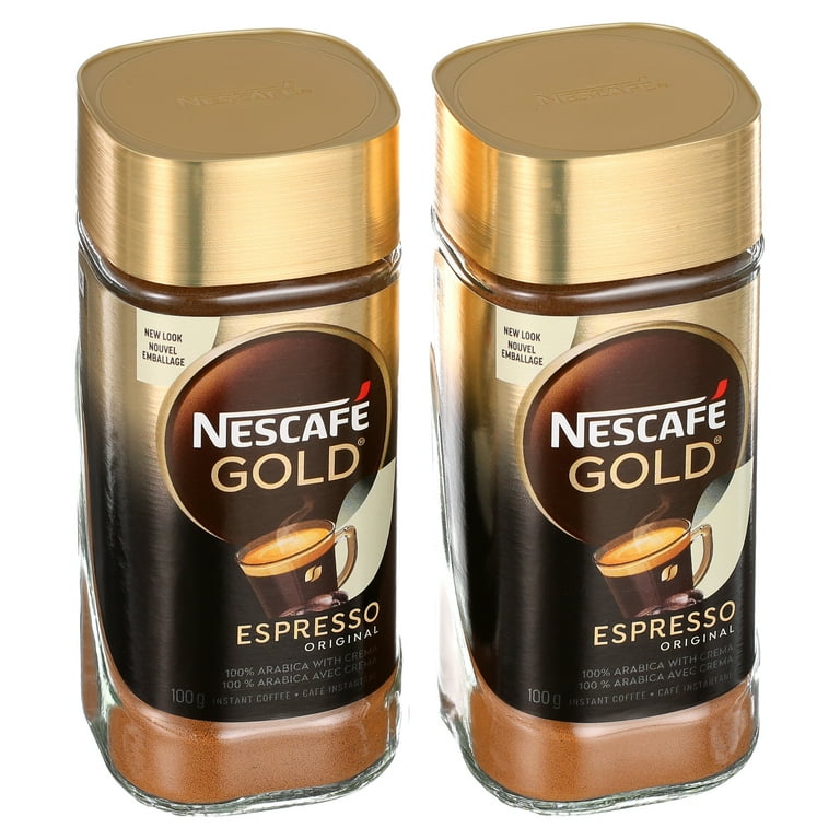 NESCAFÃ‰ Gold Espresso Instant Coffee, 100g Jar, Arabica Blend