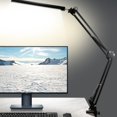 thumbnail image 4 of Adjustable LED Desk Lamp Reading Light with Clamp Metal Swing Arm Table Light 10 Brightness Levels Desk Lamps for Home Office Work Reading, 4 of 8