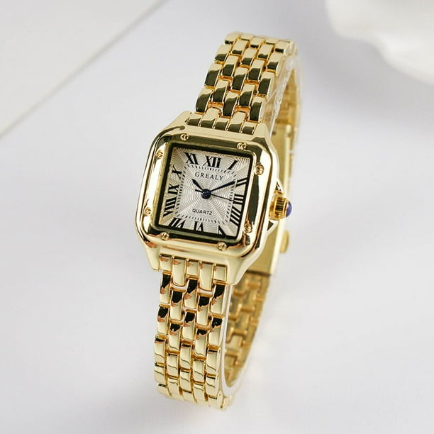 Relojes cuadrados de moda para mujer, reloj de pulsera de cuarzo para mujer, clásico, plateado, sencillo, correa de acero, 2021 qym unisex