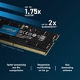 thumbnail image 3 of Memoria RAM Crucial CT32G56C46S5 para portátil, 32 GB, DDR5, 5600 MHz, 3 of 5